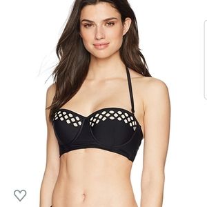 Black bikini top